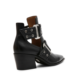 giustine black leather