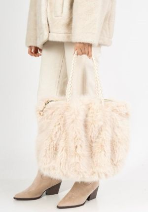 grand sac cabas beige