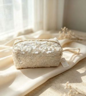 petite pochette trousse a pai. blanch white