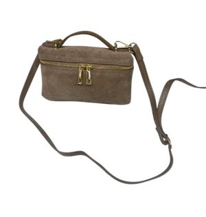 petit sac a bondouliere cuir taupe